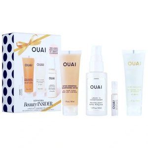 ⚡SOLD⚡OUAI 4 Piece Kit Travel Size Shampoo Conditioner Cleanser Sephora Beauty